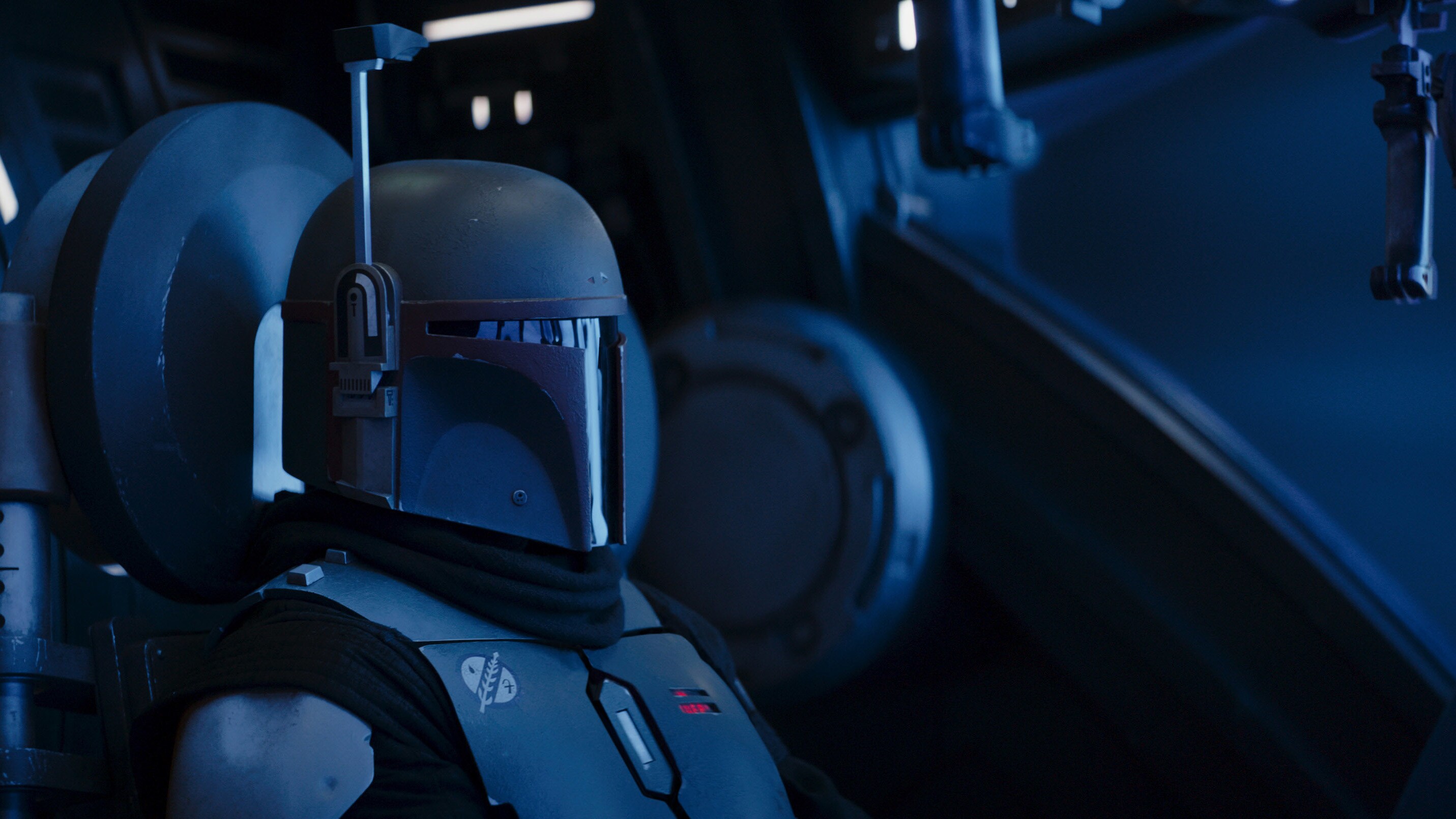 Temura Morrison is Boba Fett in Lucasfilm's THE MANDALORIAN, season two, exclusively on Disney+. © 2020 Lucasfilm Ltd. & ™. All Rights Reserved.