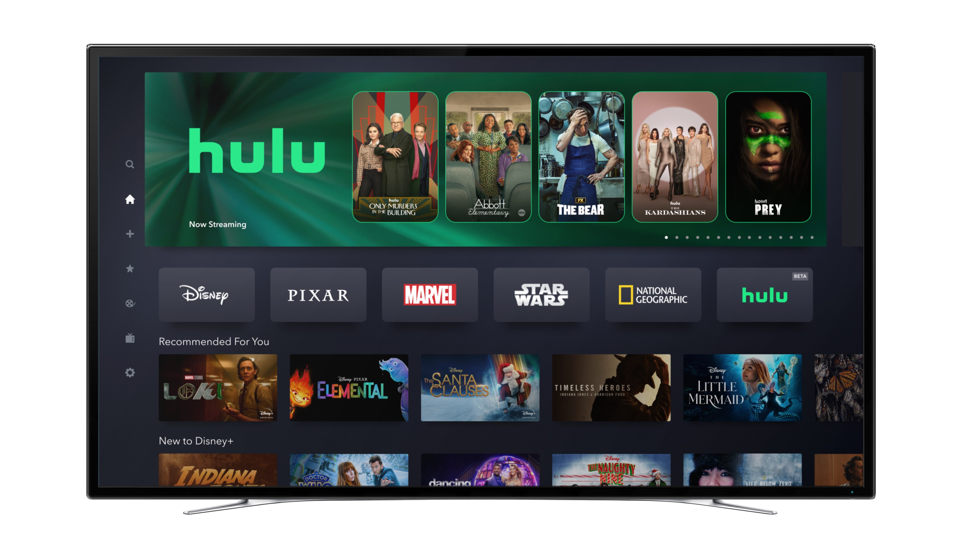 Hulu on Disney+ Beta Launch - Homepage