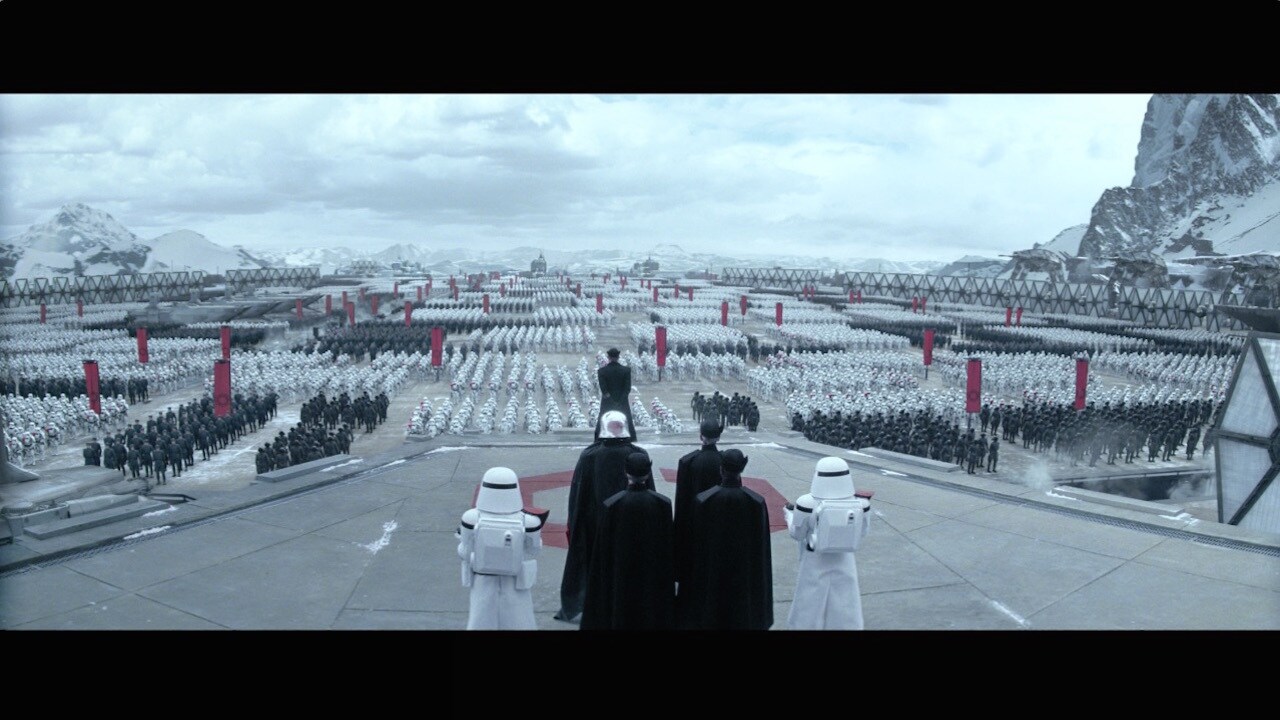 Snoke agreed, and Hux addressed a rally of the First Order troops. He told them the last day of t...