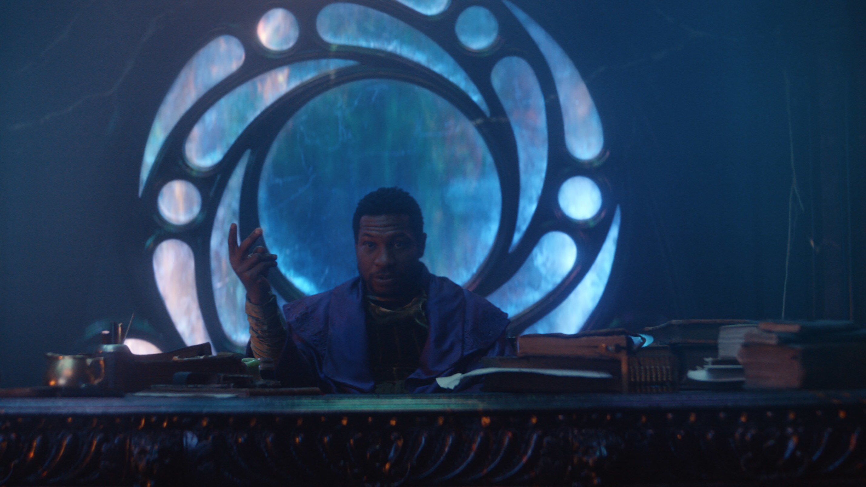 He Who Remains (Jonathan Majors) in Marvel Studios' LOKI, exclusively on Disney+. Photo courtesy of Marvel Studios. ©Marvel Studios 2021. All Rights Reserved.