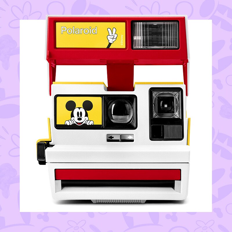 Mickey Mouse themed Polaroid camera