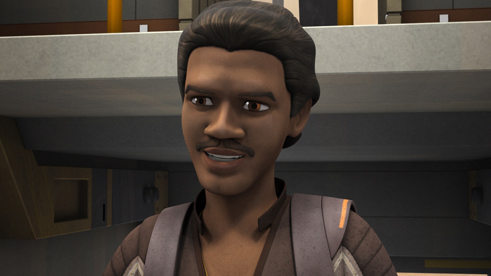 Lando returns to the Ghost with Kanan, Zeb, and Chopper. He needs a ship to move some cargo past ...