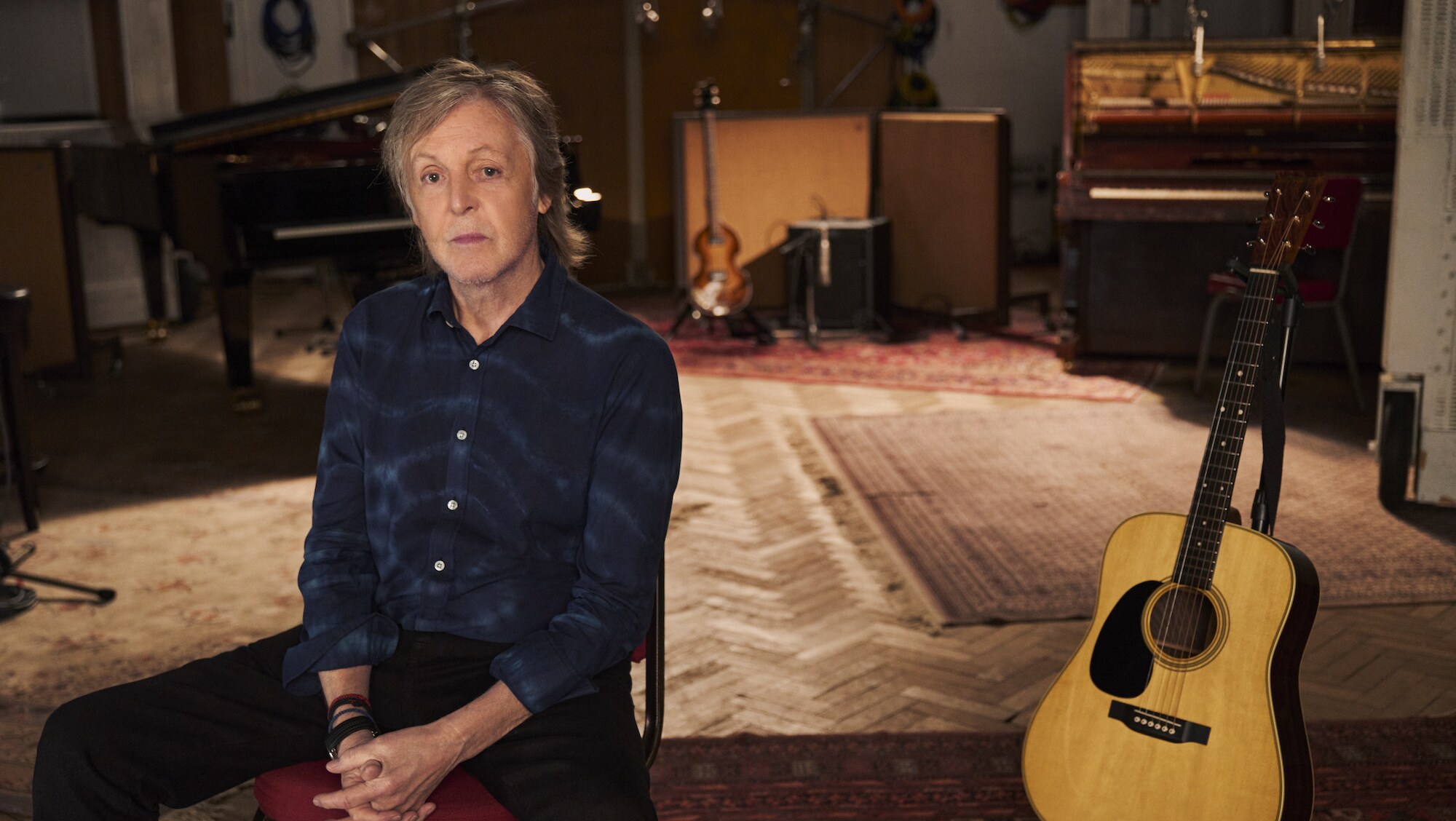 Sir Paul McCartney, in Studio 2 Abbey Road. (credit: Mary McCartney)