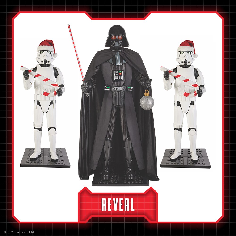 Darth Vader and Stormtrooper Holiday Animatronics - Home Depot