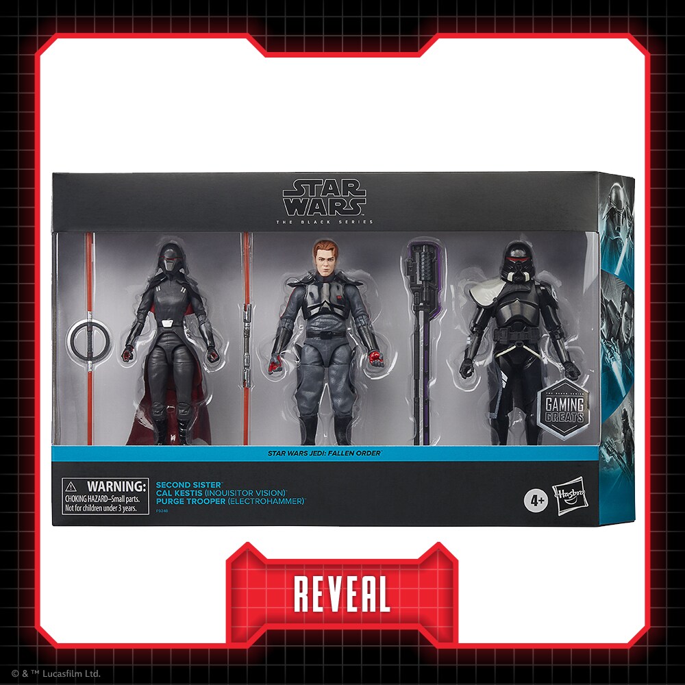 The Dark Side is Strong with New Star Wars May 4th Merch Star Wars: The Black Series Star Wars Jedi: Fallen Order 3-Pack by Hasbro
