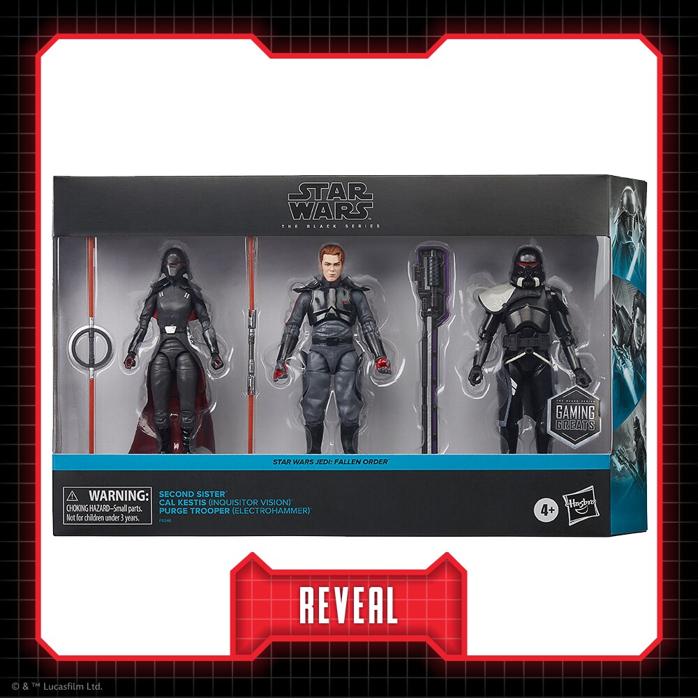 Star Wars: The Black Series Star Wars Jedi: Fallen Order 3-Pack by Hasbro