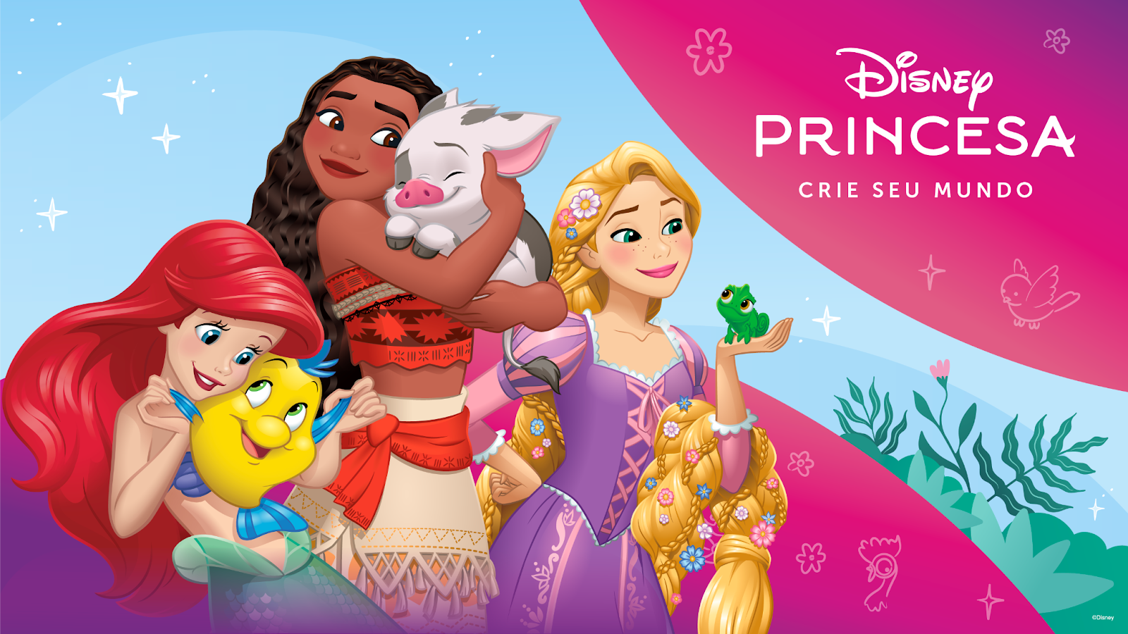DISNEY PRINCESA APRESENTA NOVIDADES PARA A CAMPANHA “CRIE SEU
