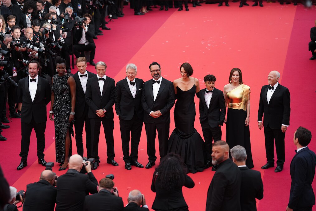 Indiana Jones and the Dial of Destiny cast at Cannes Film Festival.