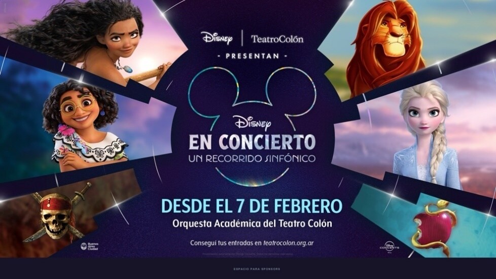 ARGENTINA || EN FEBRERO, DISNEY Y EL TEATRO COLÓN PRESENTAN  DISNEY EN CONCIERTO: UN RECORRIDO SINFÓNICO