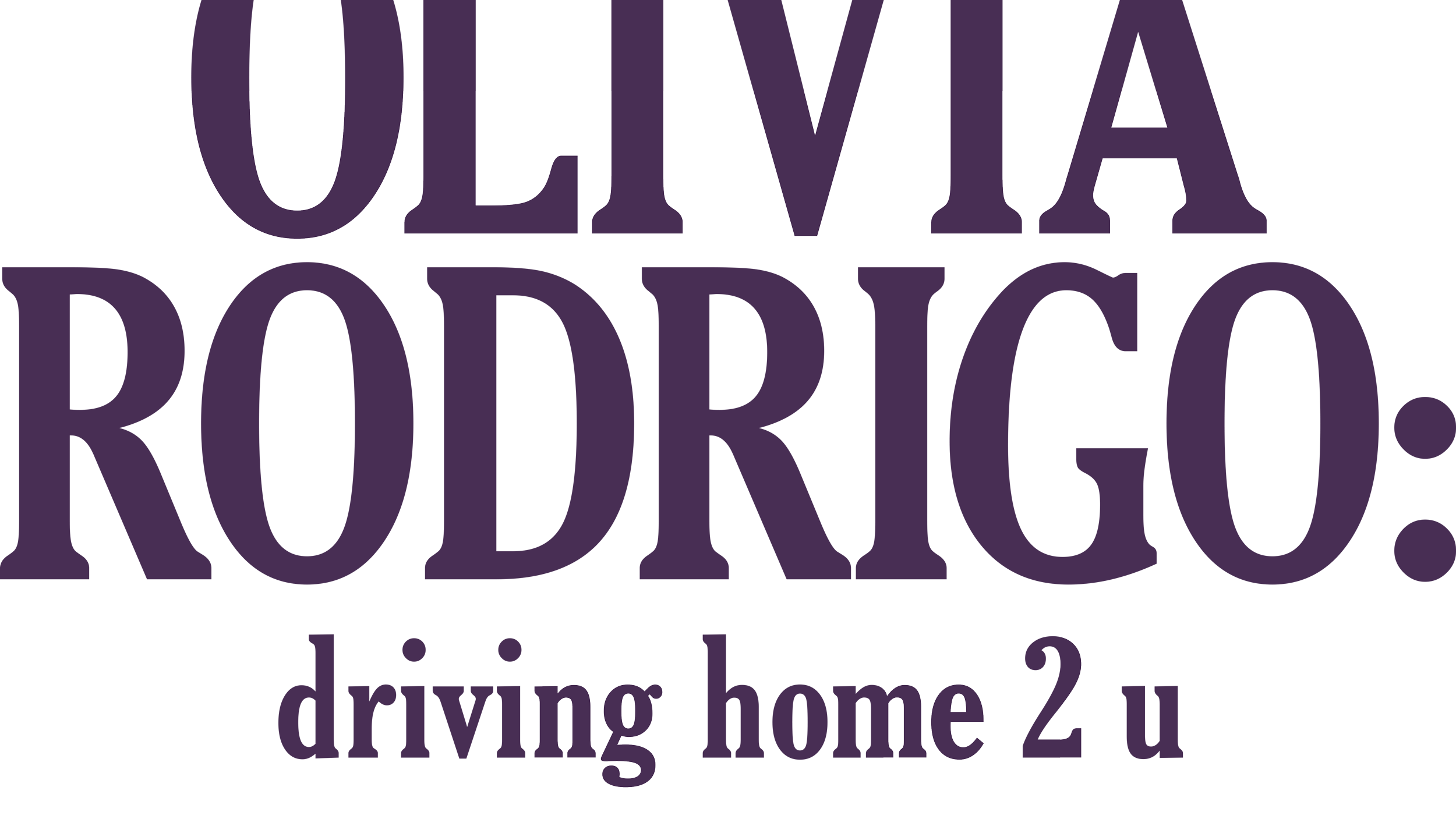 OLIVIA RODRIGO: driving home 2 u Logo