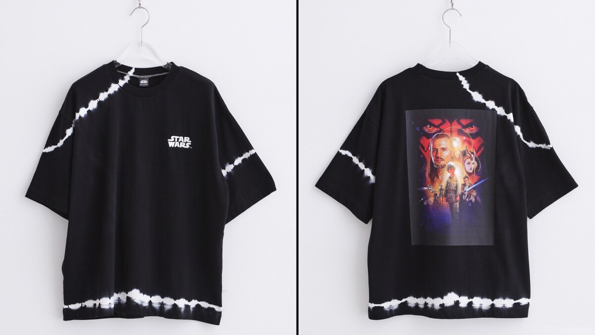 タイダイTシャツ ブラック(ポスターデザイン)