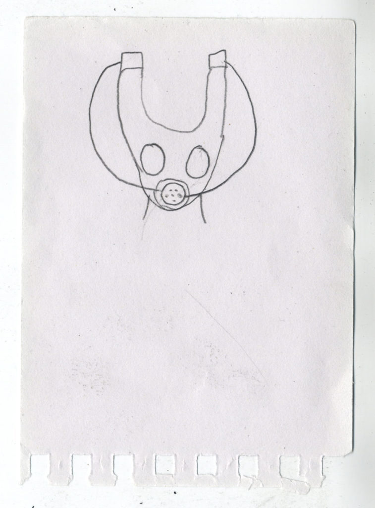Auromae Iselo original sketch by Jake Lunt Davies' daughter.