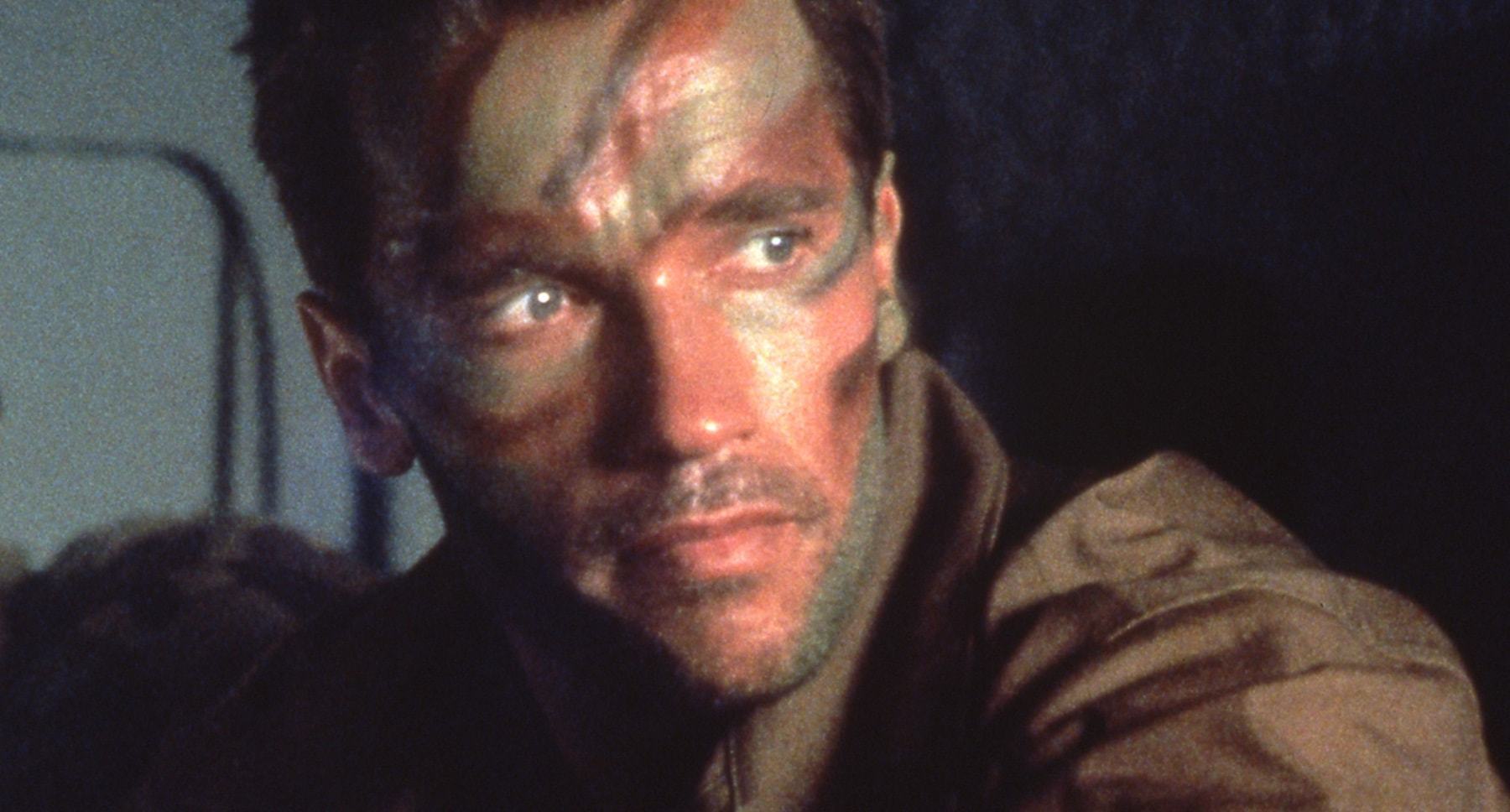 Arnold Schwarzenegger (as Dutch) in the movie "Predator"