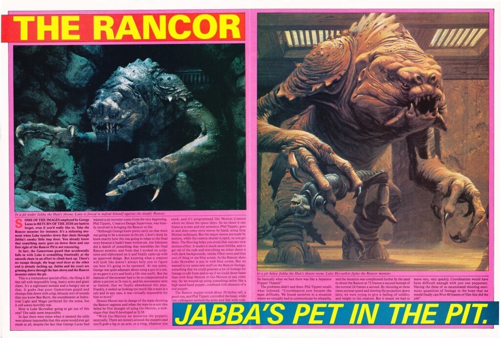 Return of the Jedi Magazine - Rancor