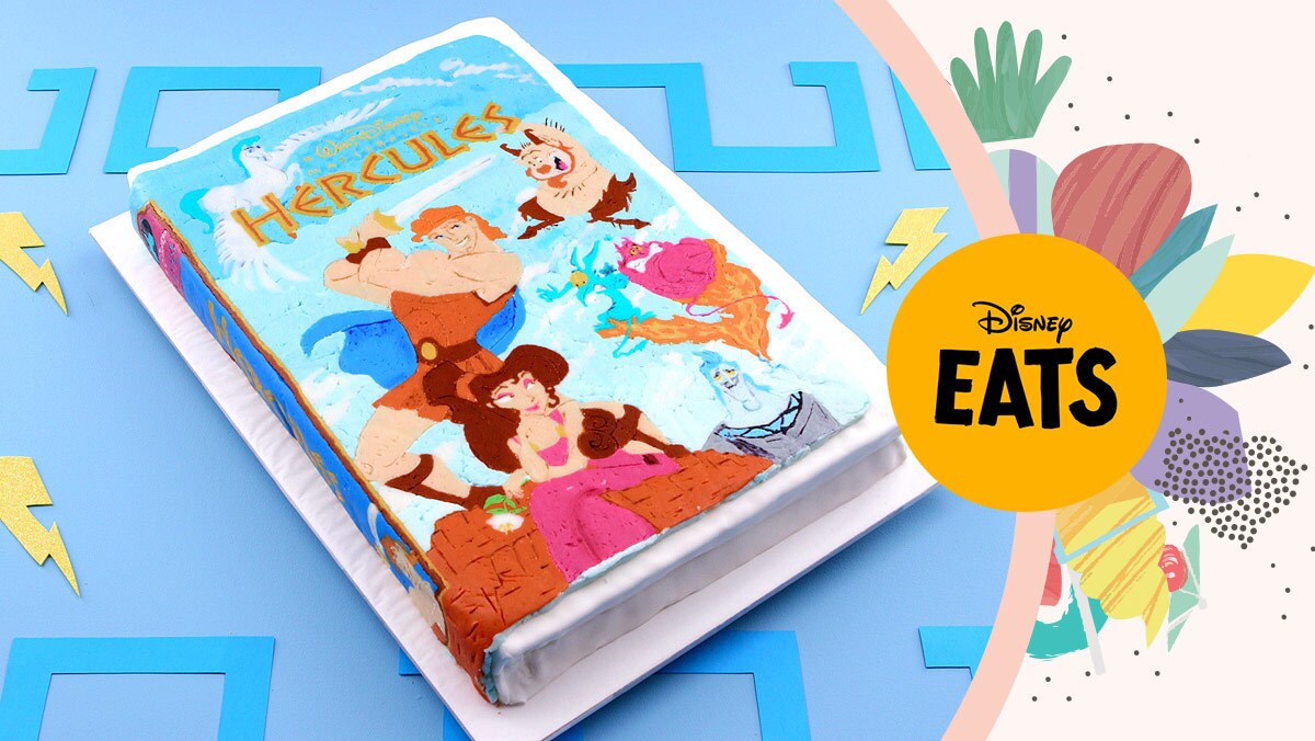 Hercules VHS Sheet Cake | Disney Eats