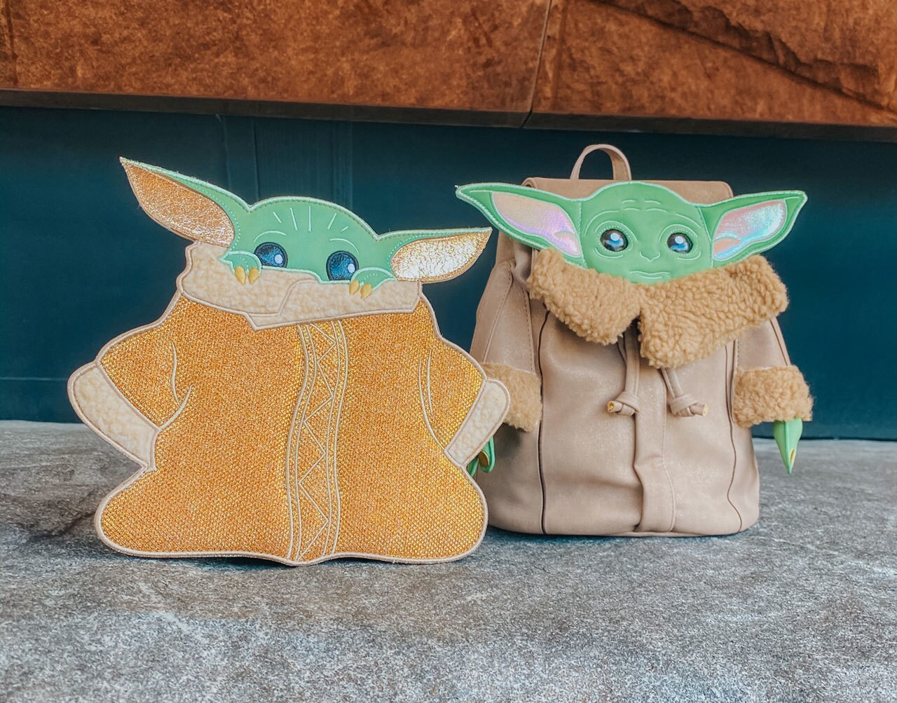 Danielle Nicole x Star Wars the Child backpack and crossbody bags