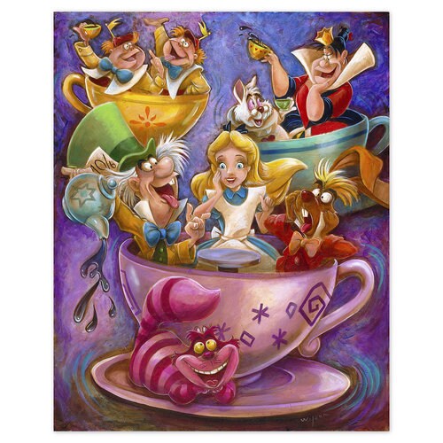  Alice in a Teacup Gicl e by Darren Wilson shopDisney
