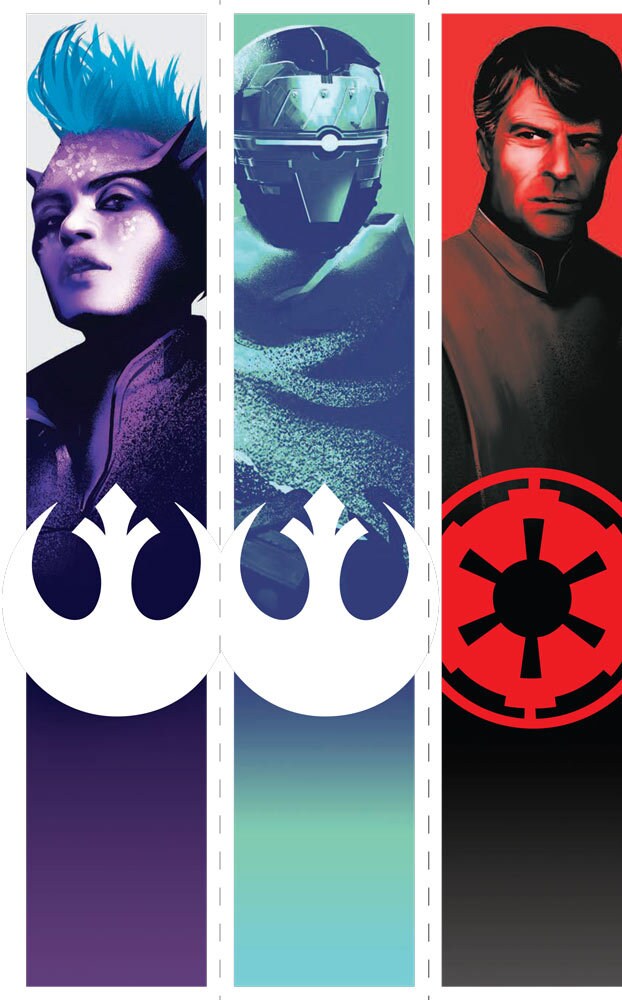 Star Wars: Shadow Fall character bookmarks