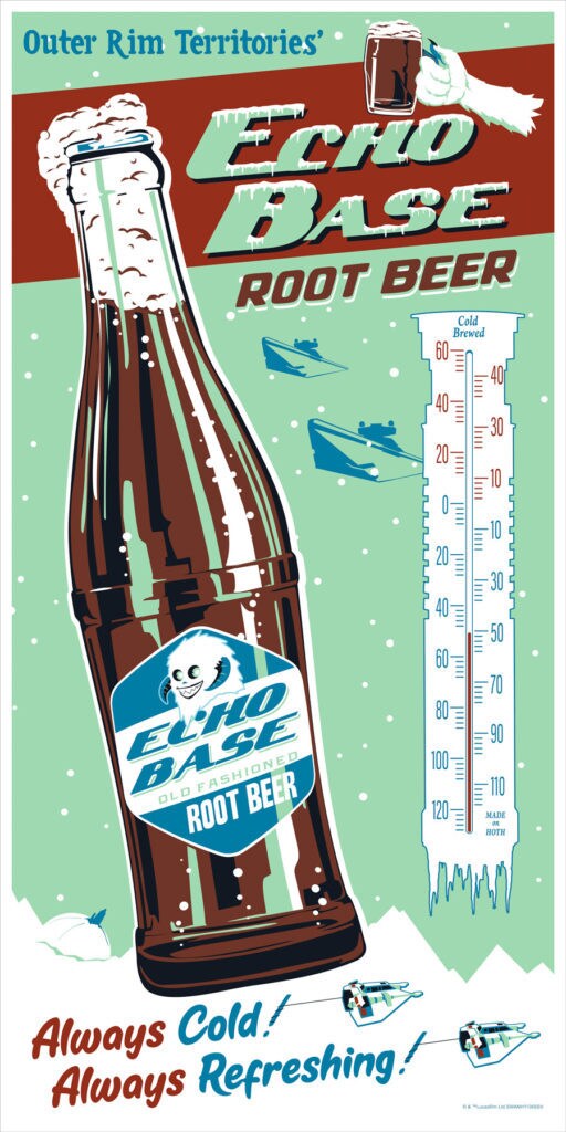 Acme Archives Echo Base Root Beer poster SDCC exclusive