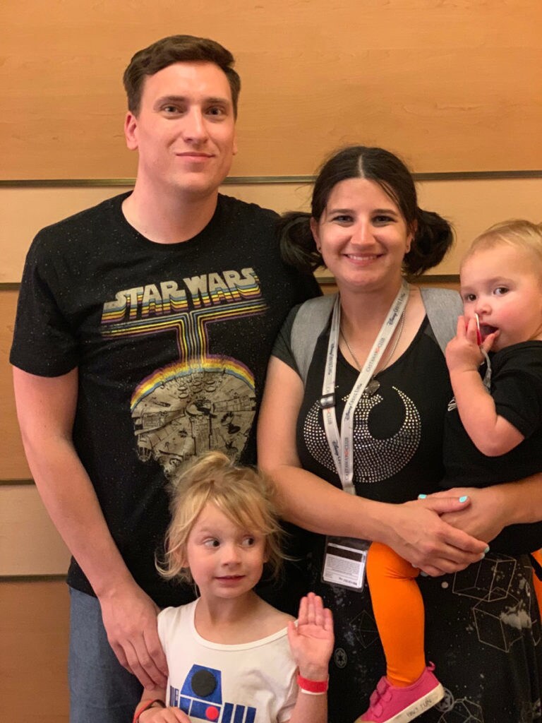 Star Wars fans on Star Wars Day at Sea.