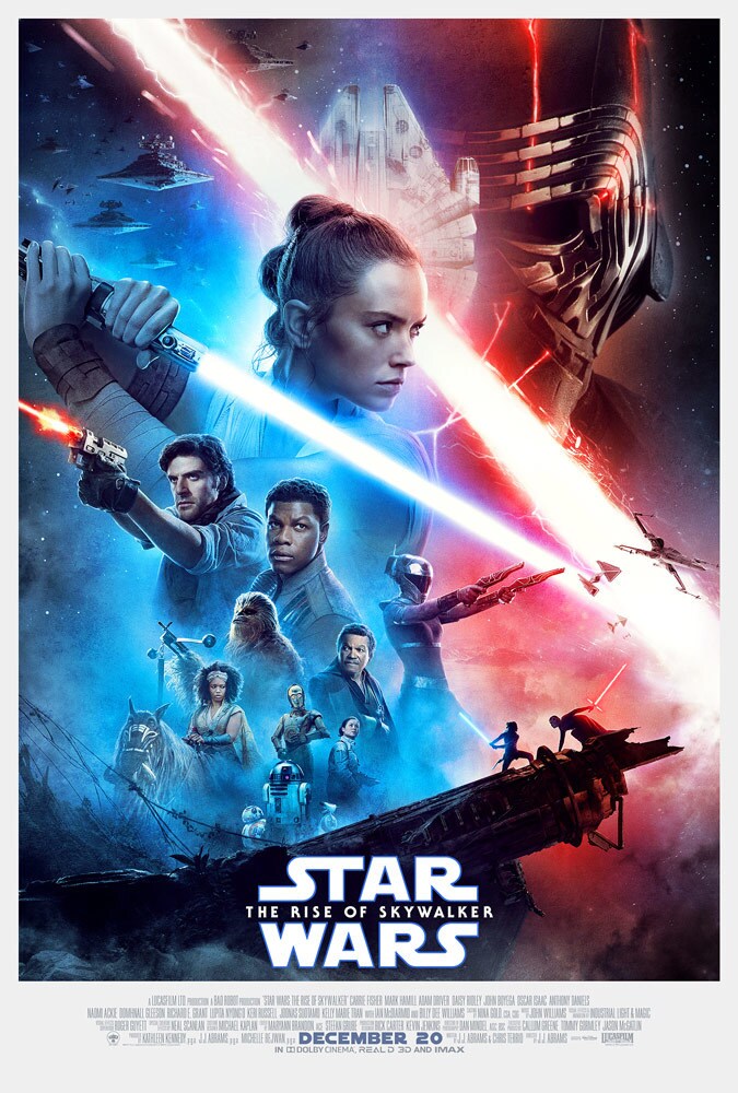 Novo poster de Star Wars: Rise of Skywalker destaca Luke, Leia