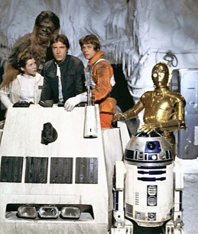 A publicity photo from The Empire Strikes Back