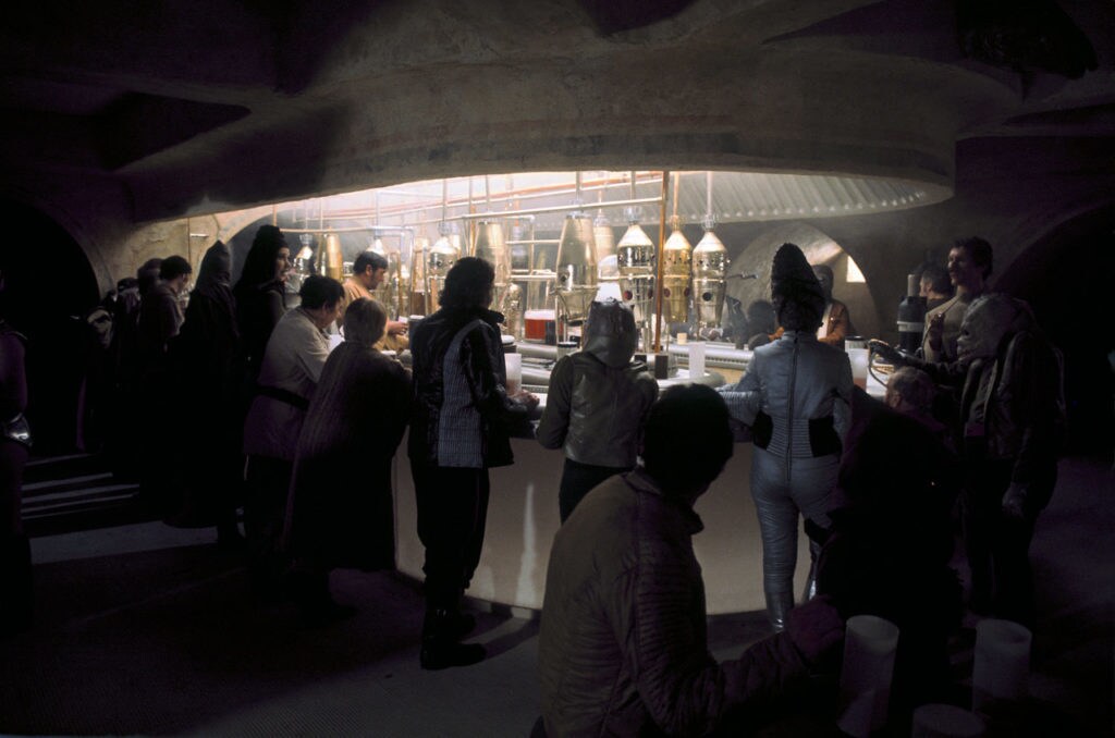 The bar in Mos Eisley cantina.
