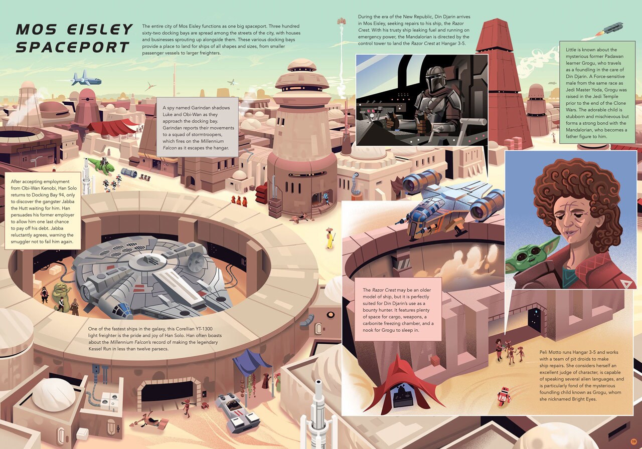 Star Wars: Exploring Tatooine Mos Eisley Spaceport spread