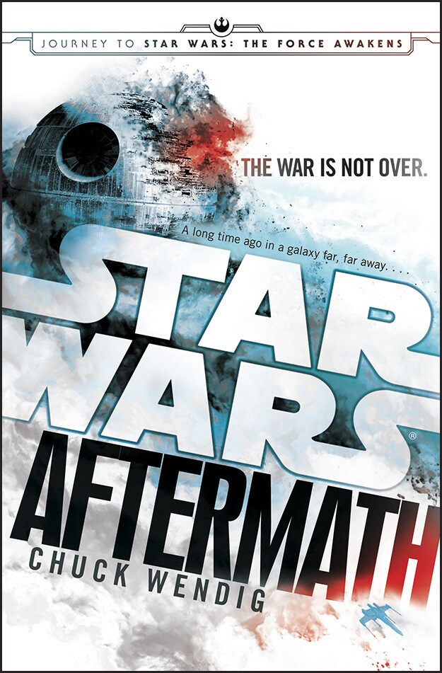 The second Death Star burns on the cover of Star Wars: Aftermath.