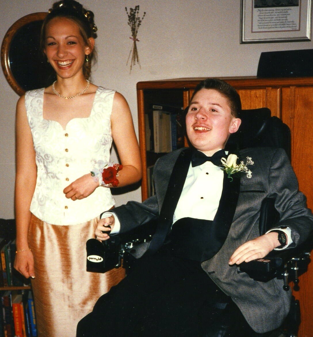 Ben and Angela, prom night, 1996.