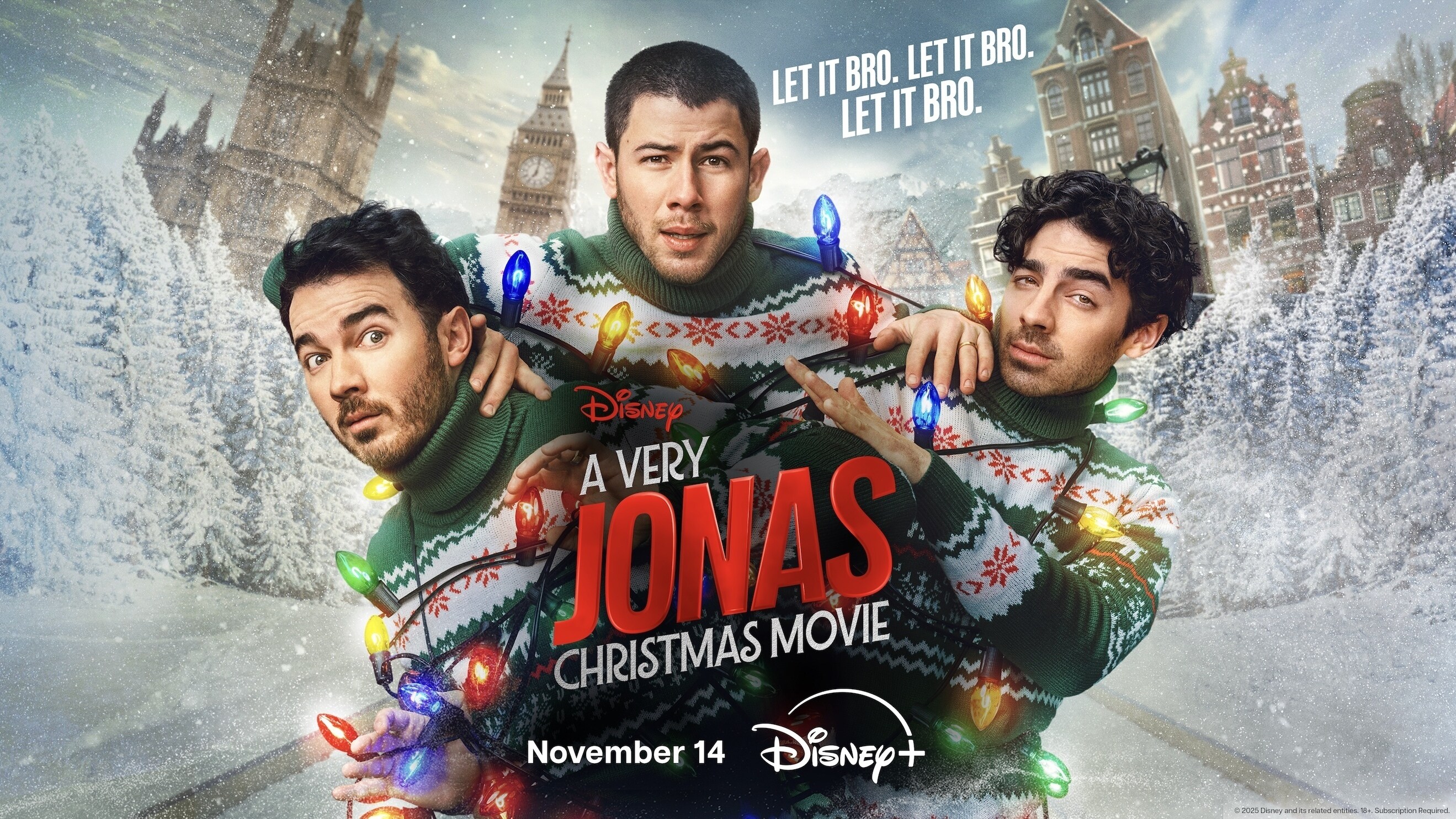 LET IT BRO! ‘A VERY JONAS CHRISTMAS MOVIE’  OFFICIAL TRAILER IS HERE