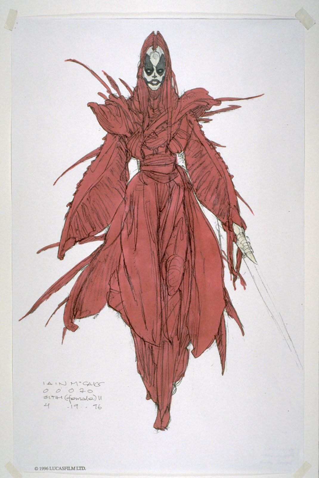 Concept art for Episode I, which would inspire Mother Talzin.