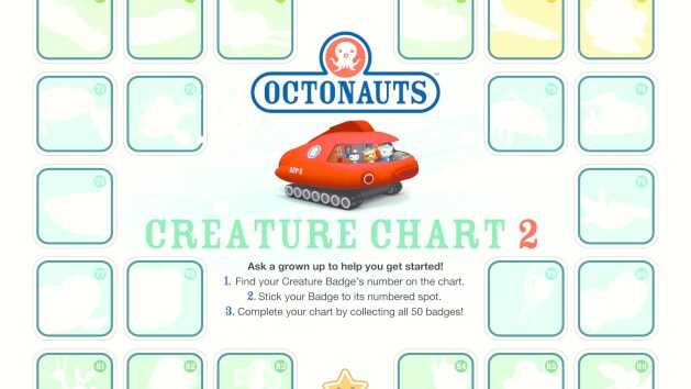 Octonauts Creature Chart 1