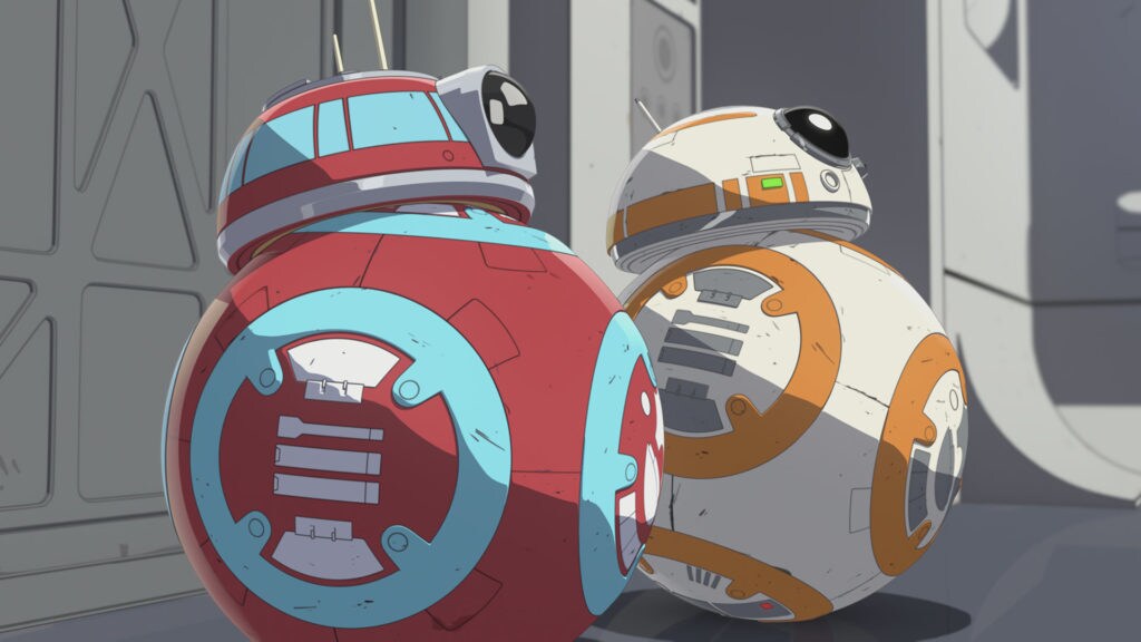 CB-23 and BB-8 in Star Wars Resistance.