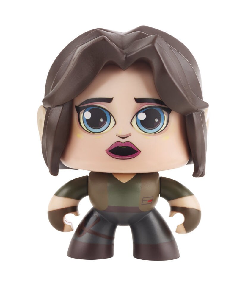 A Mighy Muggs Jyn Erso toy by Hasbro.
