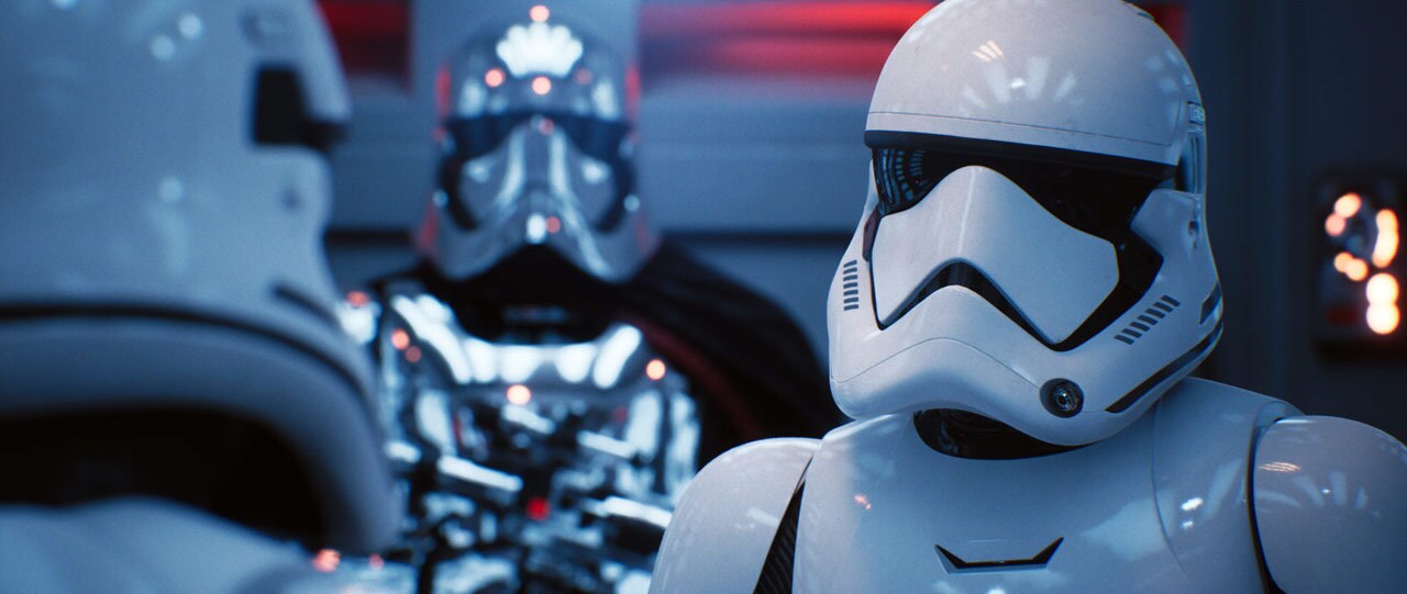 Storm Troopers from Star Wars Real-Time Ray Tracing Demo unveiled at GDC 2018 by Epic Games, NVIDIA, and ILMxLab.