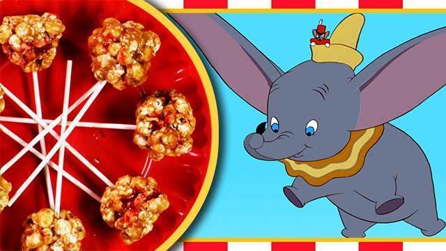 Dumbo's Peanut Butter & Jelly Popcorn Balls