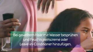 Eine einfache Elsa Frisur