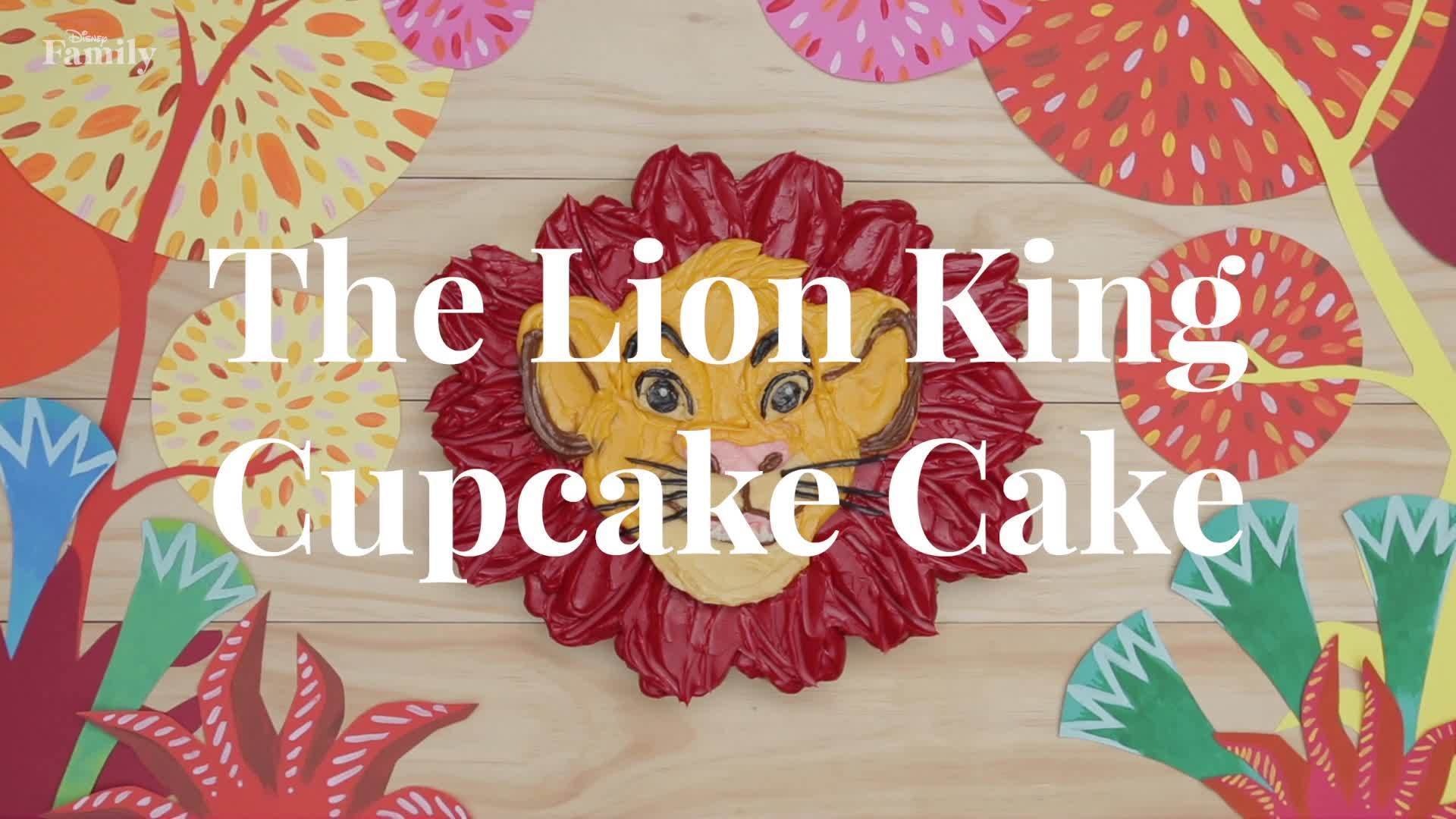 The Lion King Cupcake Cake | Dishes by Disney | Disney Family