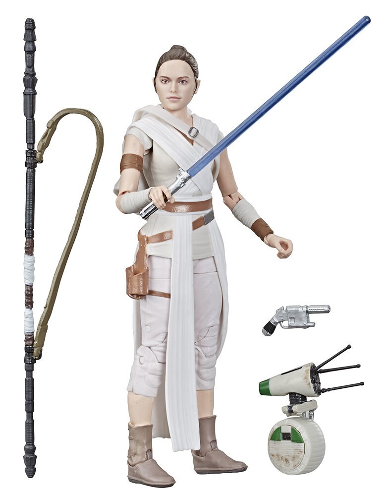 Hasbro Black Series Rey out of the box