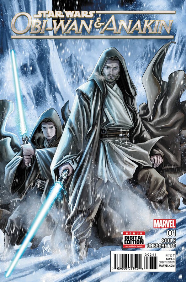 The cover of Star Wars: Obi-Wan & Anakin, issue #1.