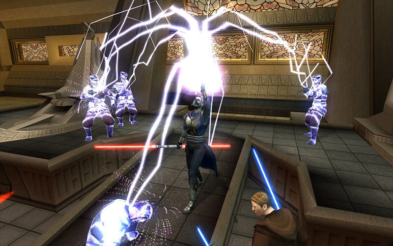 Star Wars: Knights of the Old Republic II video game promotional artwork.