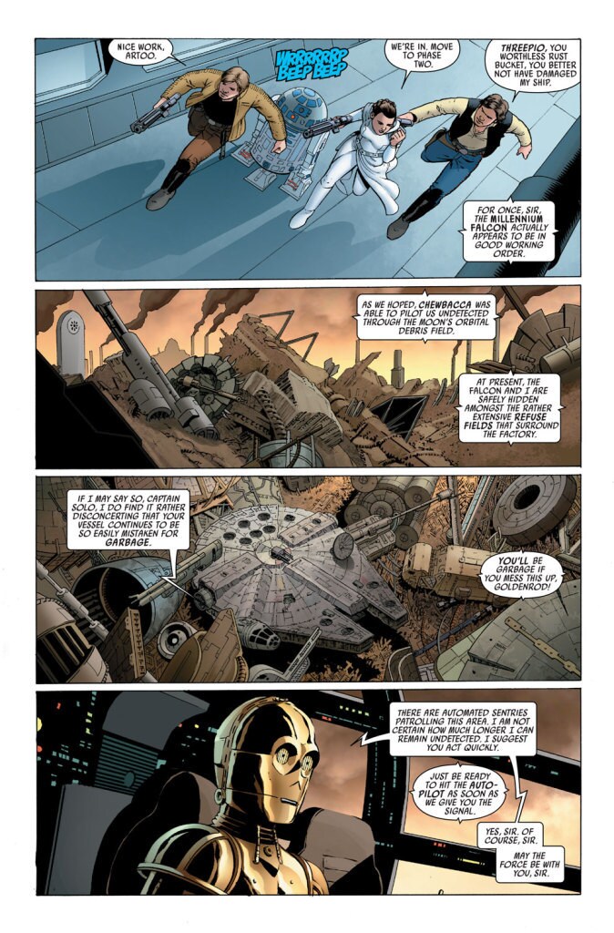 Star Wars #1 interior page