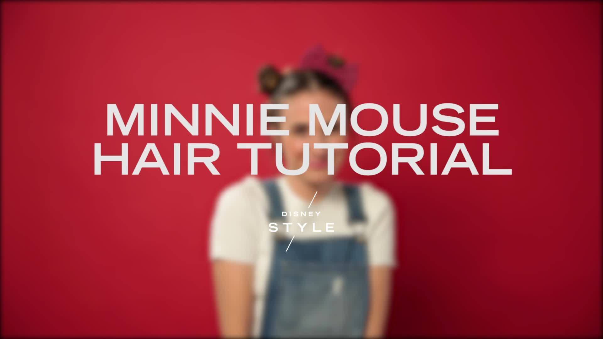 Disney Style | Minnie Mouse Hair Tutorial