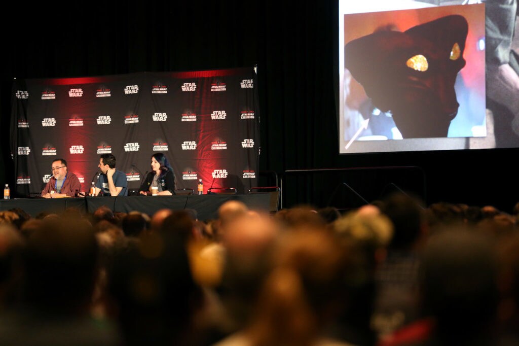 A Star Wars Celebration panel.