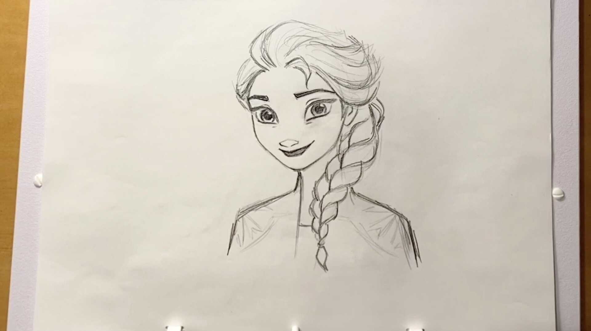 How to Draw Elsa from Frozen 2 l Draw With Disney Animation