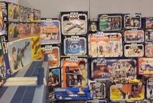Vintage Star Wars toys at Memorabilia in Birmingham, England