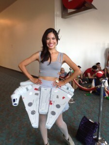 And the winner is Jennifer in her Millennium Falcon dress!