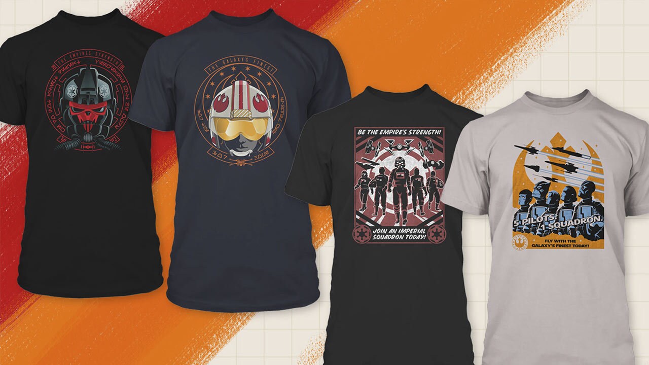 Star Wars: Squadrons tees