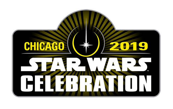 Star Wars Celebration logo for Chicago 2019.